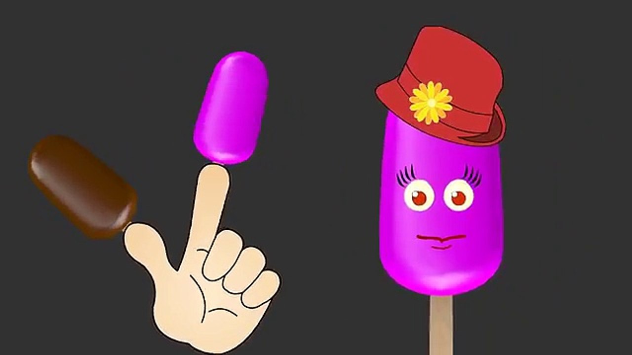 Ice Cream 21 Finger Family Rhyme ♦ Daddy Finger Song