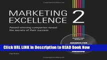 [Reads] Marketing Excellence 2: Award-winning Companies Reveal the Secret of Their Success Free
