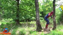 Spiderman vs ABEJAS! Spiderman vs Joker vs Abejas furiosas Divertido Superhéroes por SHMIRL