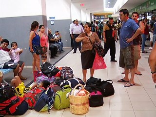 Aumenta la seguridad en la Terminal Terrestre de Guayaquil por fin de semana electoral