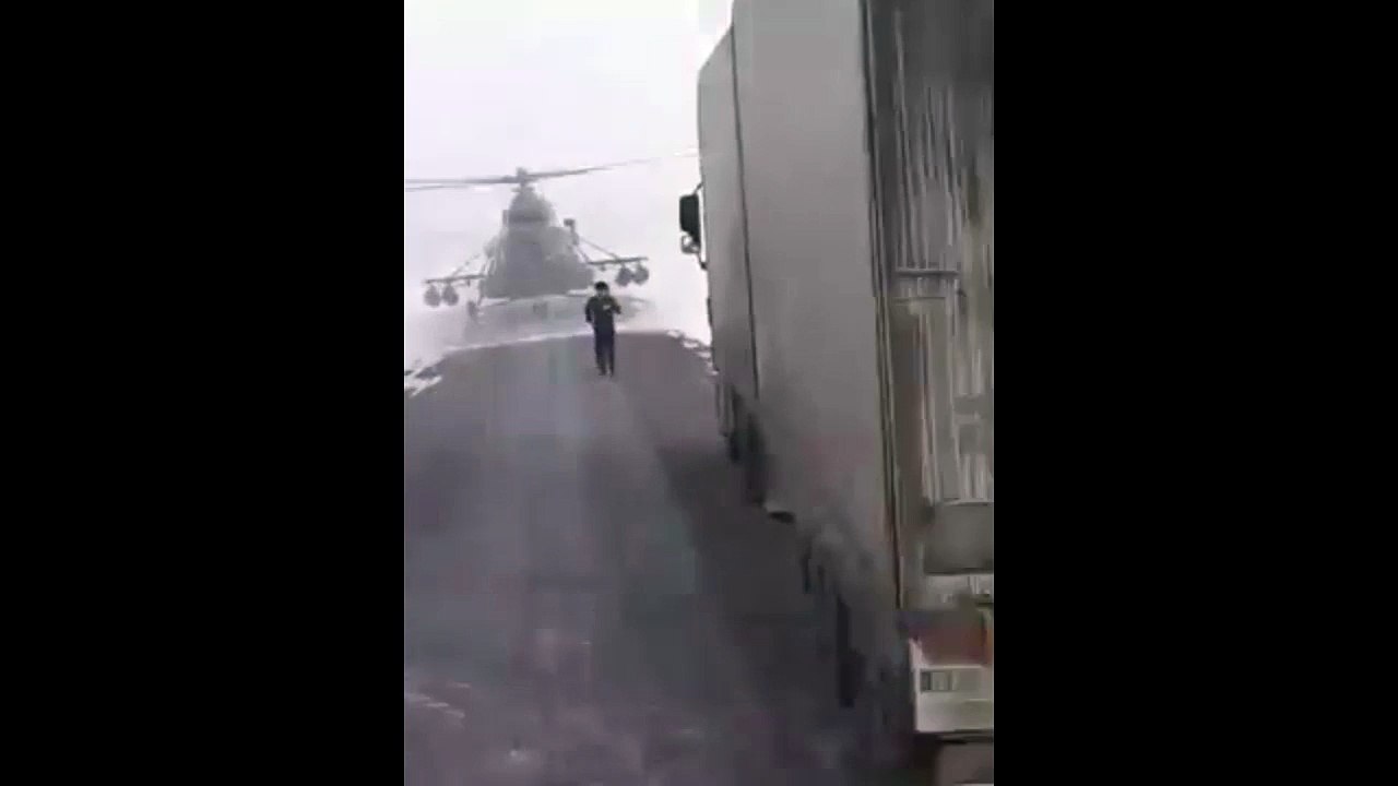 Une scène improbable au kazahkstan