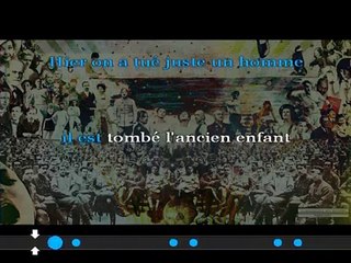Indochine - Le grand soir KARAOKE / INSTRUMENTAL