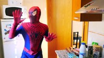 Spiderman Vs Joker Vs Congelado Elsa Broma Ido Mal Divertida película de Superhéroes en la vida Real