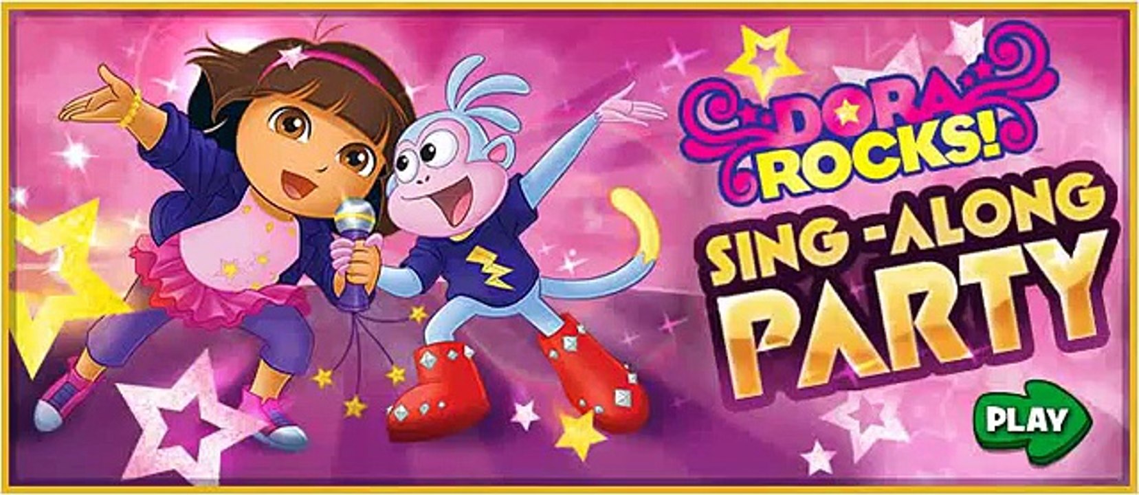 Dora the Explorer Dora Rocks! Sing Along Game Full Episode Game Rock with Dora and Boots!