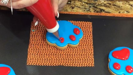 Paw Print Cookies PAW PATROL(How To)