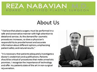 Reza Nabavian MD Santa Monica Plastic Surgeon - 310-829-5550