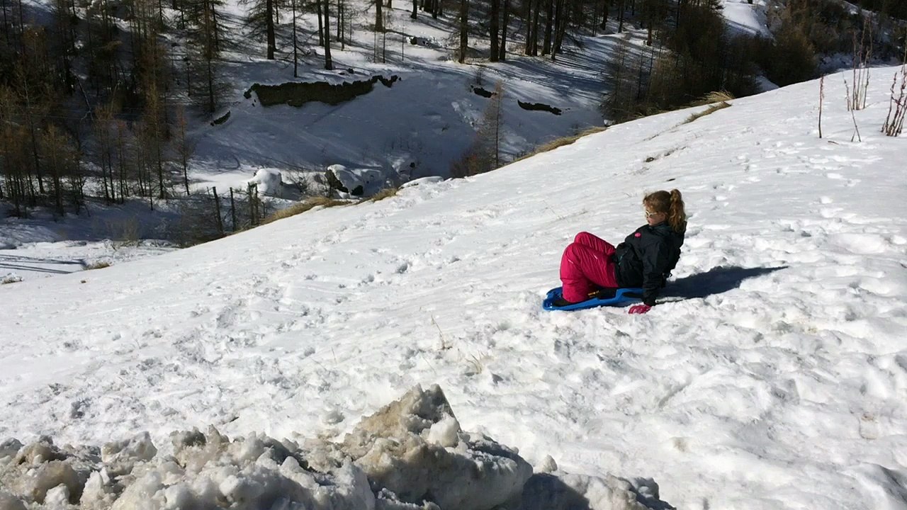 Pas toujours content dans les chutes !