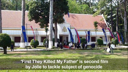 Jolie unveils Khmer Rouge film in 'second home' Cambodia