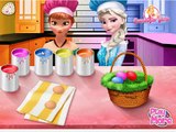Elsa y anna pintar con huevo juego , super juego para niños , el mejor juego para los niños , la diversión del juego