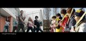 Power Rangers Ninja Steel Rangers and Zords First Appearance Split Screen (PR and Sentai version)