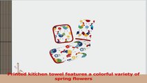Ritz Kitchen Wears Print Velour Kitchen Dish Towel Signs of Spring 75d675de