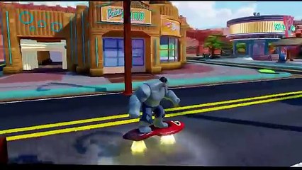 Hulk cartoon about the adventures of a blue Hulk , Spiderman and lightning makvin for children