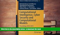 PDF [DOWNLOAD] Computational Intelligence, Cyber Security and Computational Models: Proceedings