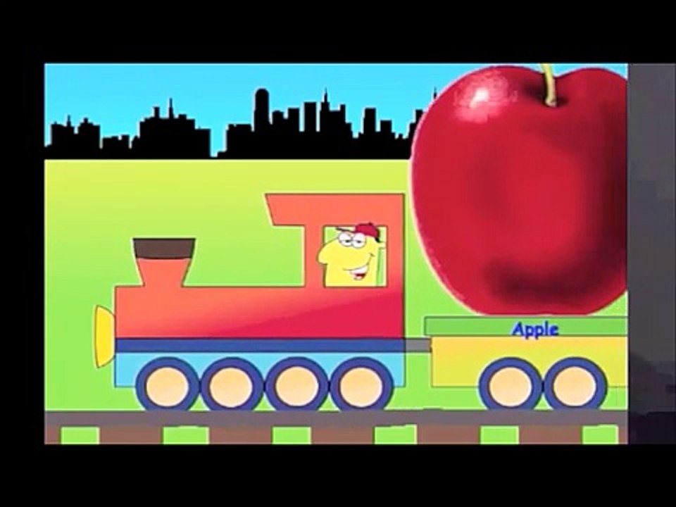 Fruit train: Learn Fruit Train - learning fruits for kids