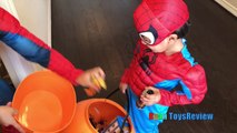 HALLOWEEN TRUCO O TRATAR a los Niños Dulces Sorpresa Juguetes Broma de Halloween Dulces de Recorrido de Spiderman Sup