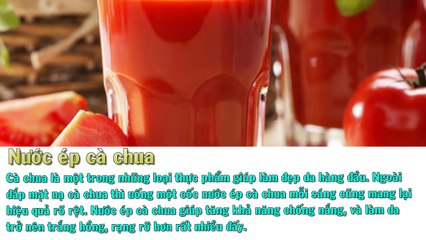 7 loại nước uống buổi sáng cho da đẹp khỏi chê