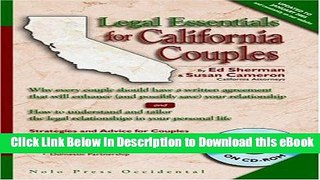 eBook Free Legal Essentials for California Couples: Why Every Couple Should Have a Written