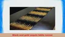 Luxury Sequin Table Runner Black  Gold Sequined TableRunner 865 75b3aa74