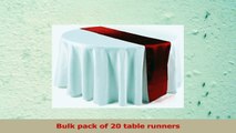 Satin Table Runner Bulk Pack of 20 Available in Choice of 10 Colors Measures 12W x 108L a721942d