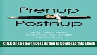 eBook Free Prenup/Postnup: How They Work and Why You Might Need One Free PDF