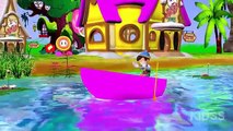 Row Row Your Boat Nursery Rhymes | 3D Rhymes For Kids | Most Popular Nursery Rhymes For Kids