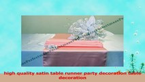 Perfectmaze 10 Piece 12x108 Inch Satin Table Runner Wedding Party DecorationCoral 7fba01ed
