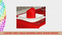 LUXURY RED TABLE RUNNER  ANTI STAIN PROOF RESISTANT  PACK OF 2 UNITS  REF LINES 45f4cefa