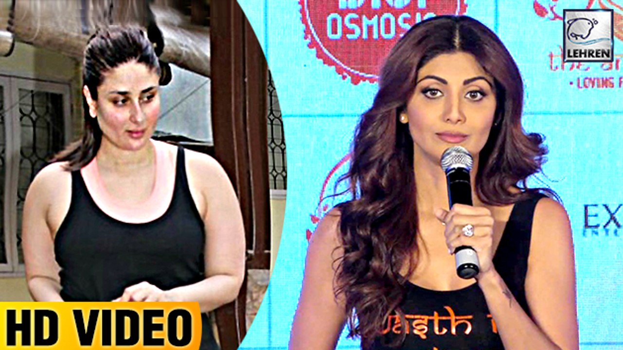 Shilpa Shetty SLAMS Media For Calling Kareena OVERWEIGHT Post Delivery | LehrenTV