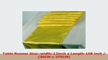 RDS 30 Satin Table Runner 12 X 108 Inch For Wedding  Venue Decoration  Yellow d8c31d2b