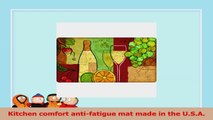 Cushion Comfort Sangria Wine and Fruit Kitchen Mat 18Inch By 30Inch 4e864946