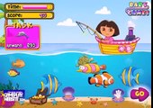 Dora el Explorador de Pesca juego de Dora y Diego nuevo video de los juegos de bebé, juegos de 4LlAbkcW4Bc