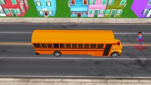 Las ruedas de los Autobuses de las canciones de cuna de la Colección para Niños | Non Stop 3D Canciones de cuna para B