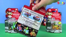 Fun Mario Coin Racers! | World of Nintendo toy unboxing & stunt racing play with Yoshi & Luigi!