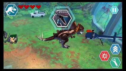 LEGO Jurassic World - Medium Dinosaur Paddock - iOS / Android - Walkthrough Gameplay