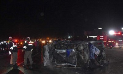 Çorlu'da Çarpışan Araçlar Alev Topuna Döndü: 1 Ölü, 1 Yaralı