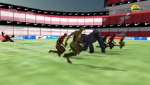 Dinosaurs Vs Gorillas Football Funny Game 3d Animals Compilation Short Movie HD