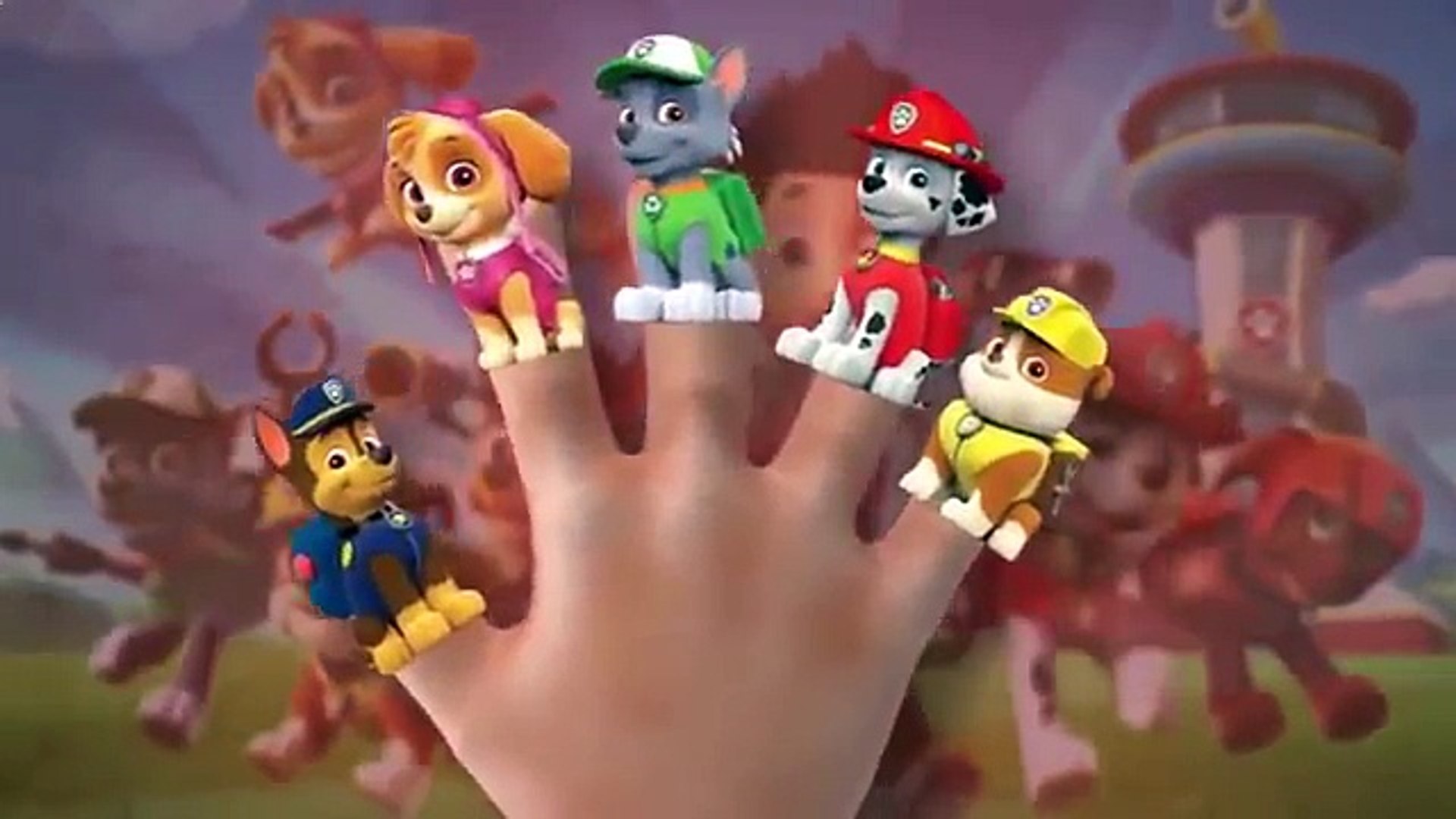 Patrol Cartoon Daddy Finger Family Songs – Видео Dailymotion