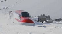 awesome trains How do they plow the snow off of railroad tracks