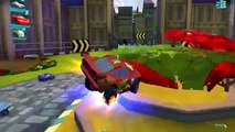 Disney Pixar Cars Funny Fast As Lightning Mcqueen | Tow Mater Race Around Radiator Spring!
