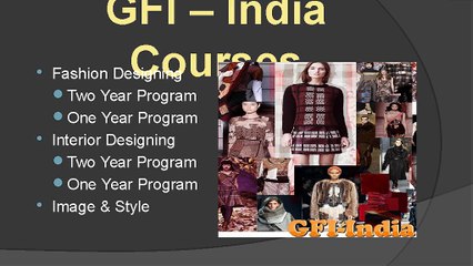 Renowned Fashion Design Institute in Kolkata - GFI-India