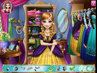 Анна Frozen Игры—Одевалки Анна из Холодное сердце—Онлайн Видео Игры Для Детей Мультфильм new