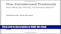 Download [PDF] The Condensed Protocols from Molecular Cloning: A Laboratory Manual Full Book