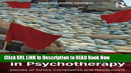 Download Video: Best PDF Red Flags in Psychotherapy: Stories of Ethics Complaints and Resolutions PDF