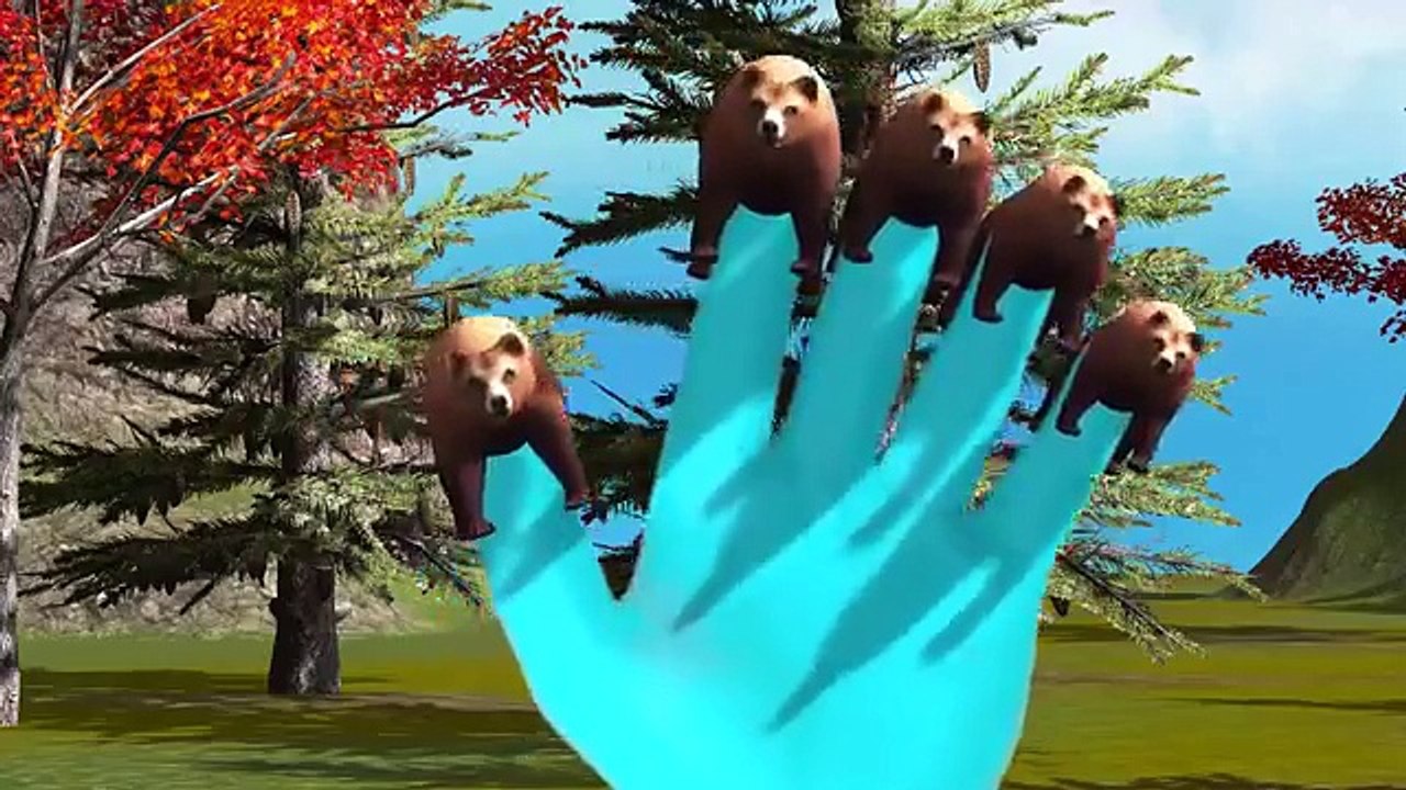Bear Finger Family Rhymes | Top 10 Animated Nursery Finger Family Rhymes