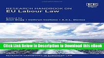 Free ePub Research Handbook on EU Labour Law (Research Handbooks in European Law series) Read