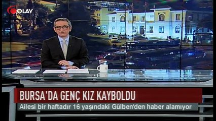 Bursa'da genç kız kayboldu (Haber 17 02 2017)