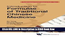 Download Introduction to Formulae of Traditional Chinese Medicine (World Century Compendium to