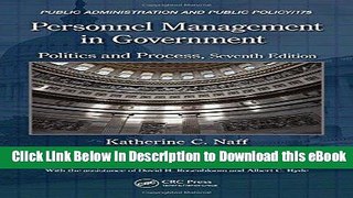 BEST PDF Personnel Management in Government: Politics and Process, Seventh Edition (Public