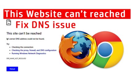 Solved This site can’t be reached