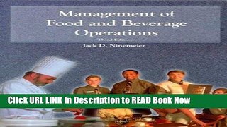 [Download] Management of Food and Beverage Operations Online Ebook